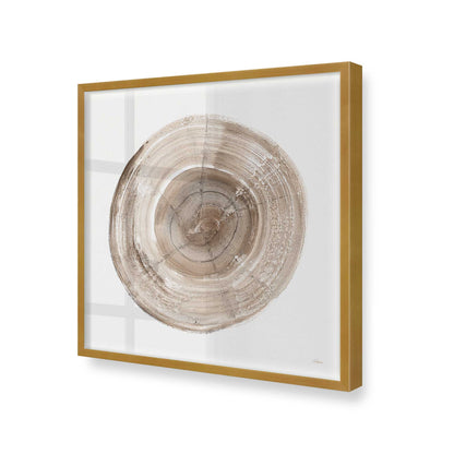 [Color:Polished Gold], Picture of art in a Polished Gold frame at an angle