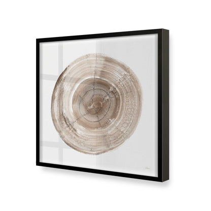 [Color:Satin Black], Picture of art in a Satin Black frame at an angle