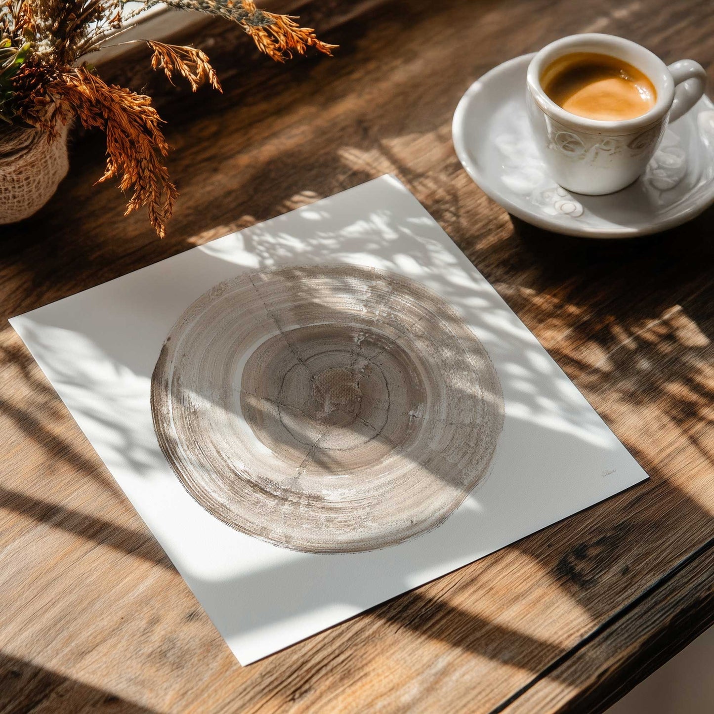 Tree Ring Portrait II Art Print