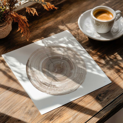 Tree Ring Portrait II Art Print