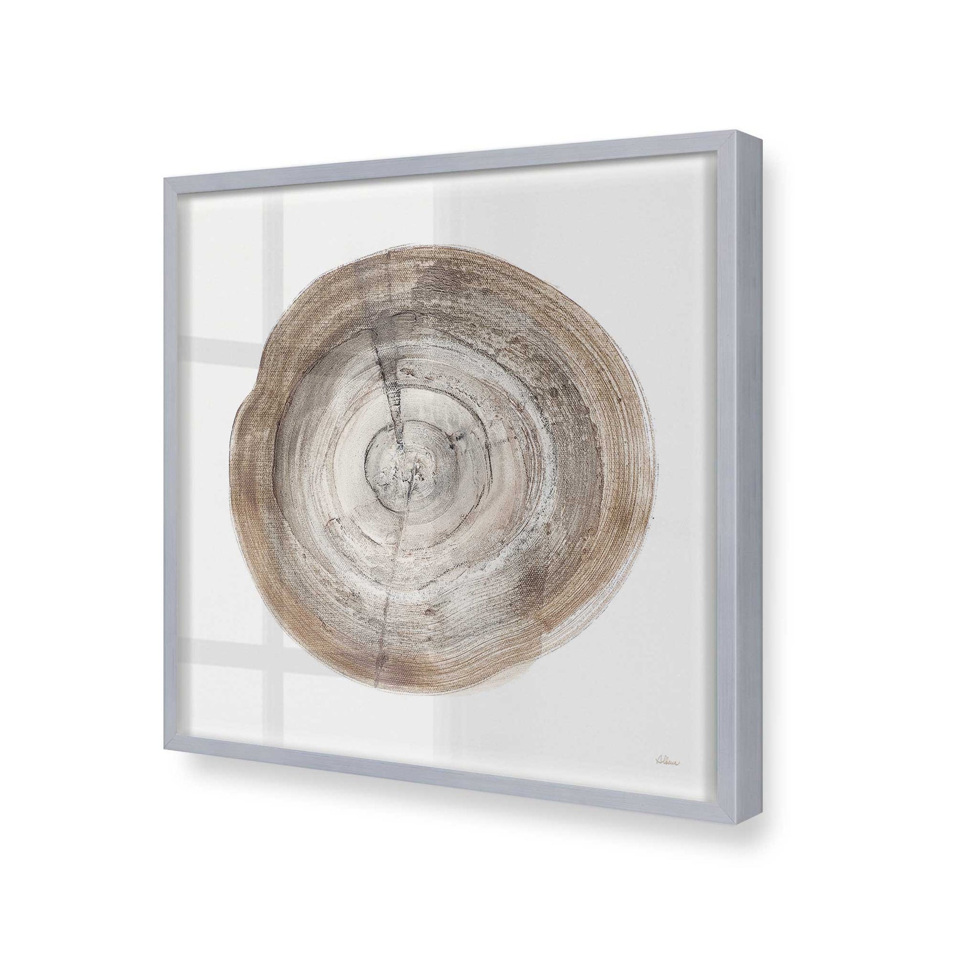 [Color:Polished Chrome], Picture of art in a Polished Chrome frame at an angle