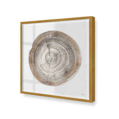 [Color:Polished Gold], Picture of art in a Polished Gold frame at an angle