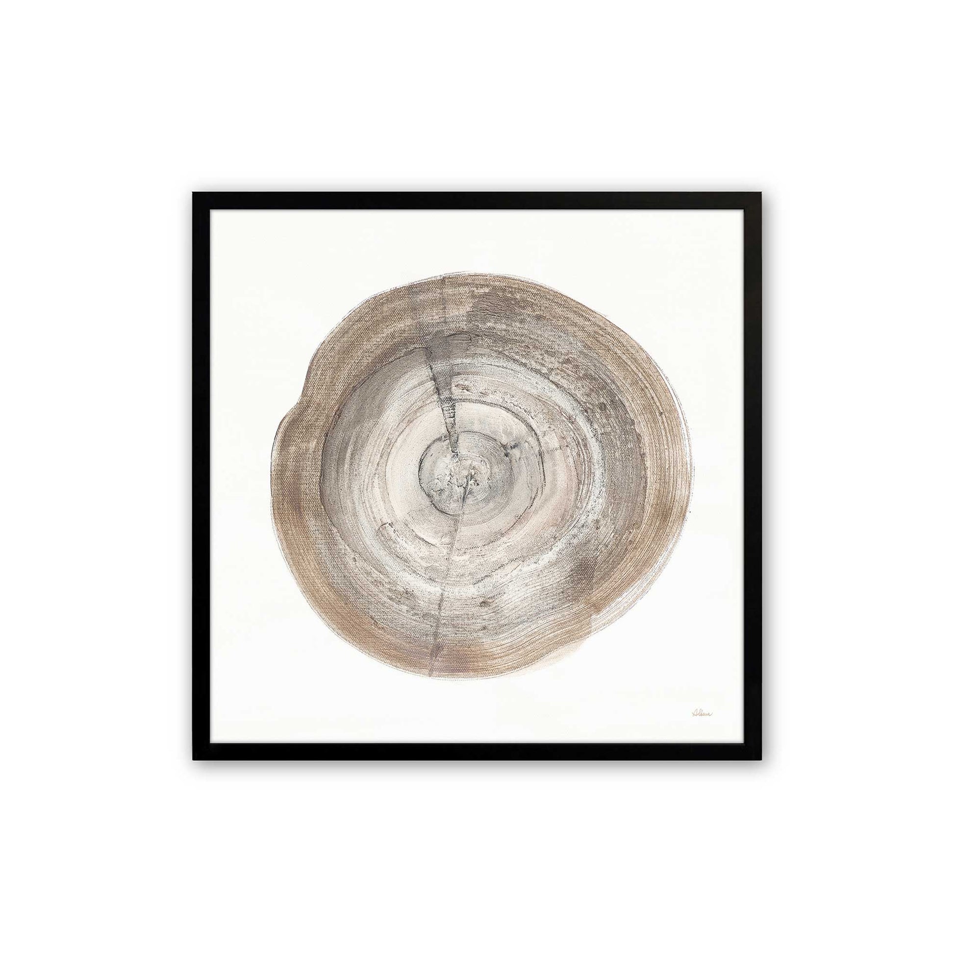 [Color:Satin Black], Picture of art in a Satin Black frame