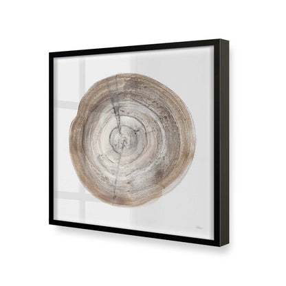 [Color:Satin Black], Picture of art in a Satin Black frame at an angle