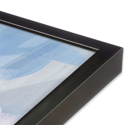 [Color:Weathered Zinc], Picture of art in a Weathered Zinc frame of the corner