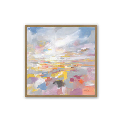 [Color:Brushed Gold], Picture of art in a Brushed Gold frame