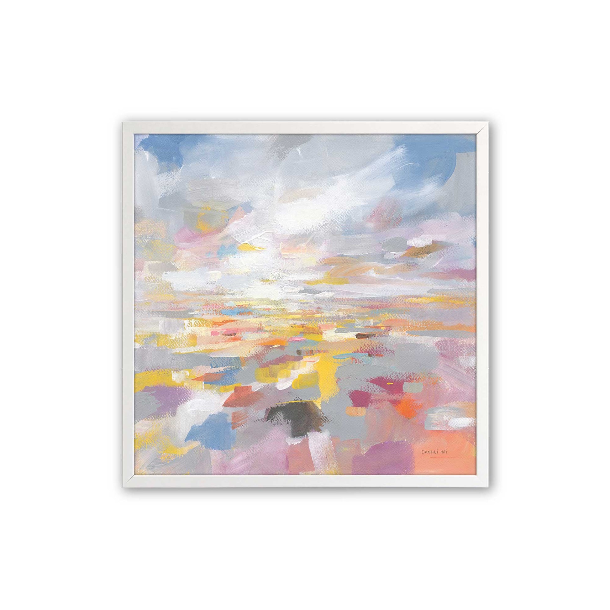 [Color:Opaque White], Picture of art in a Opaque White frame