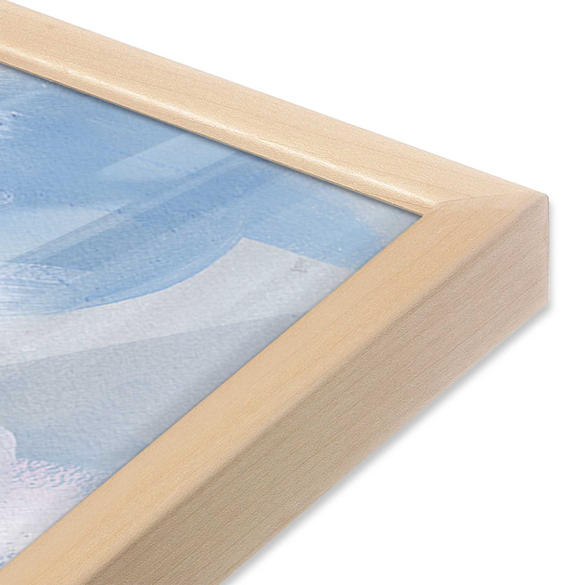 [Color:Raw Maple], Picture of art in a Raw Maple frame of the corner