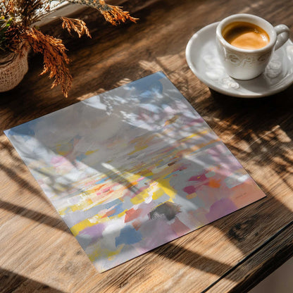 Sunset Patchwork Art Print