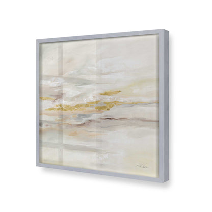 [Color:Polished Chrome], Picture of art in a Polished Chrome frame at an angle