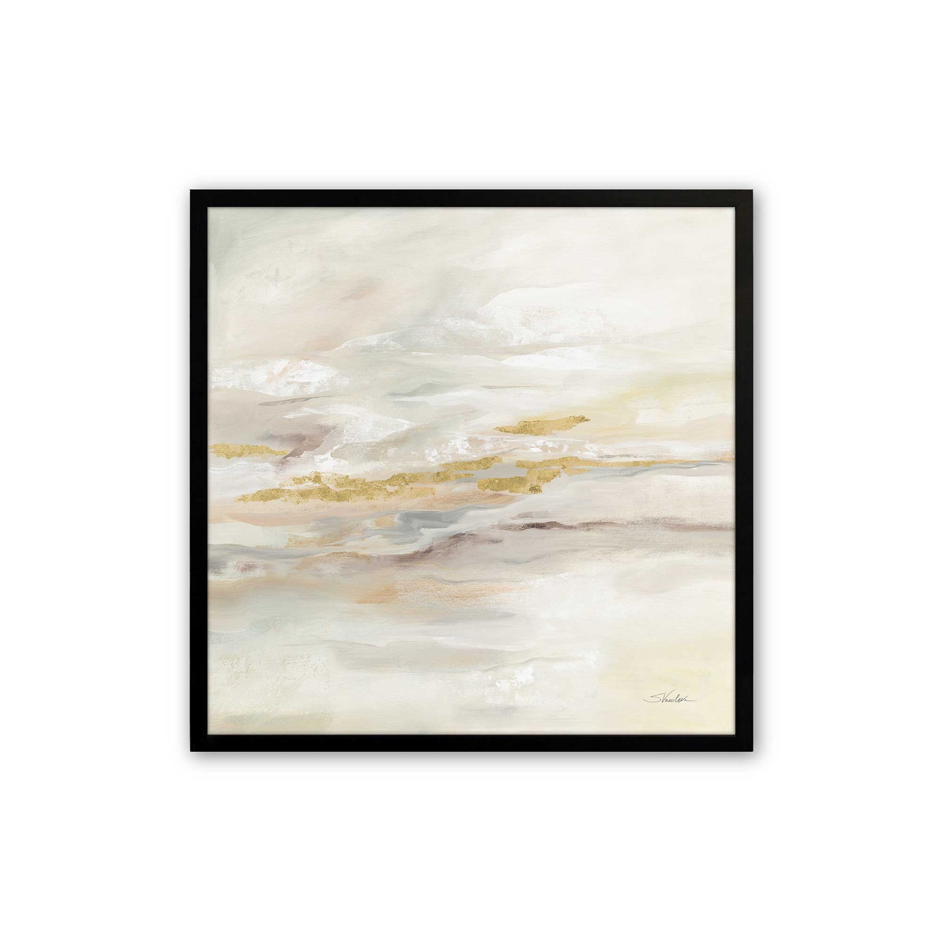 [Color:Satin Black], Picture of art in a Satin Black frame