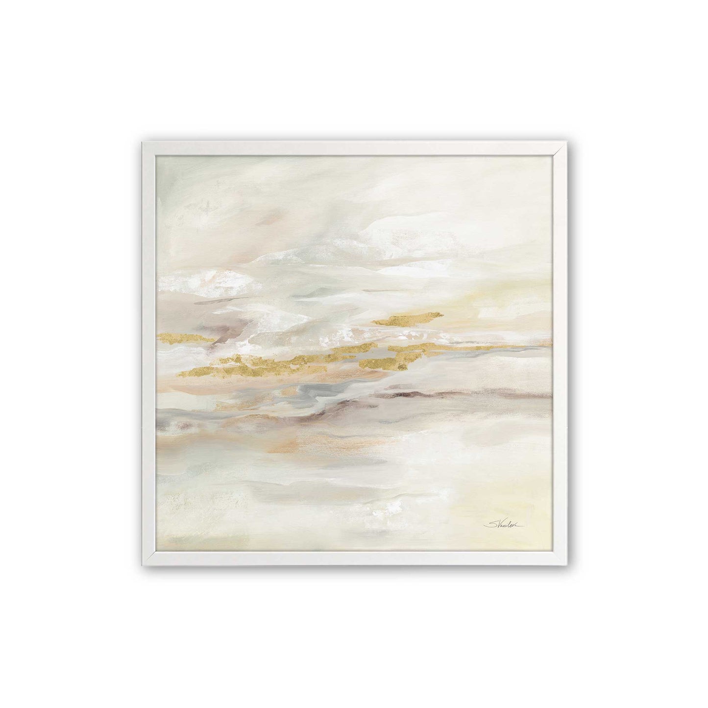 [Color:Opaque White], Picture of art in a Opaque White frame