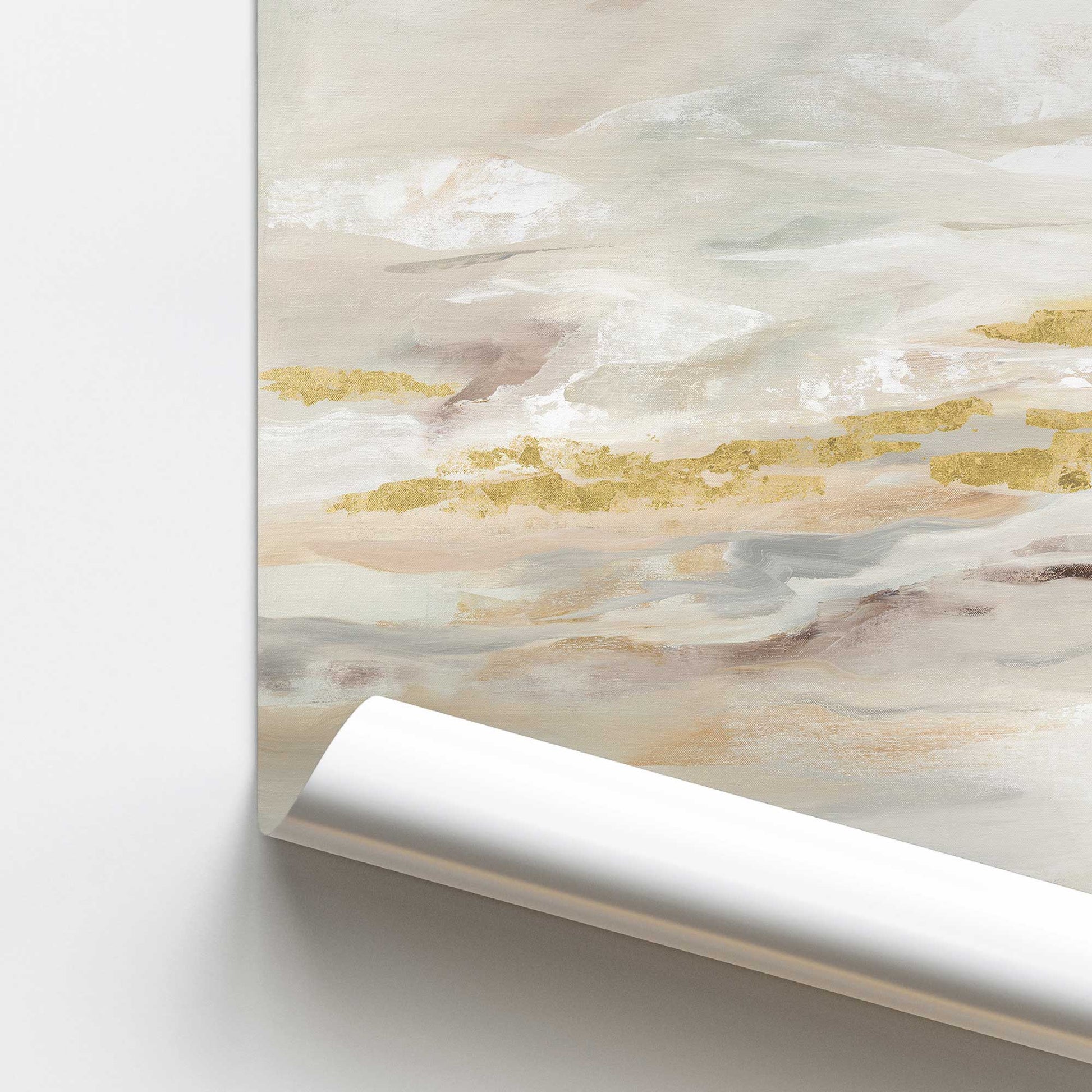 [color:Rolled Print], Picture of close up of art