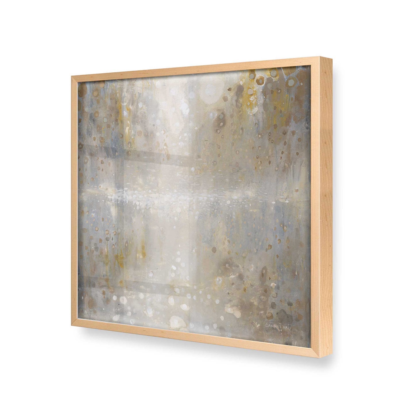 [Color:Raw Maple], Picture of art in a Raw Maple frame at an angle
