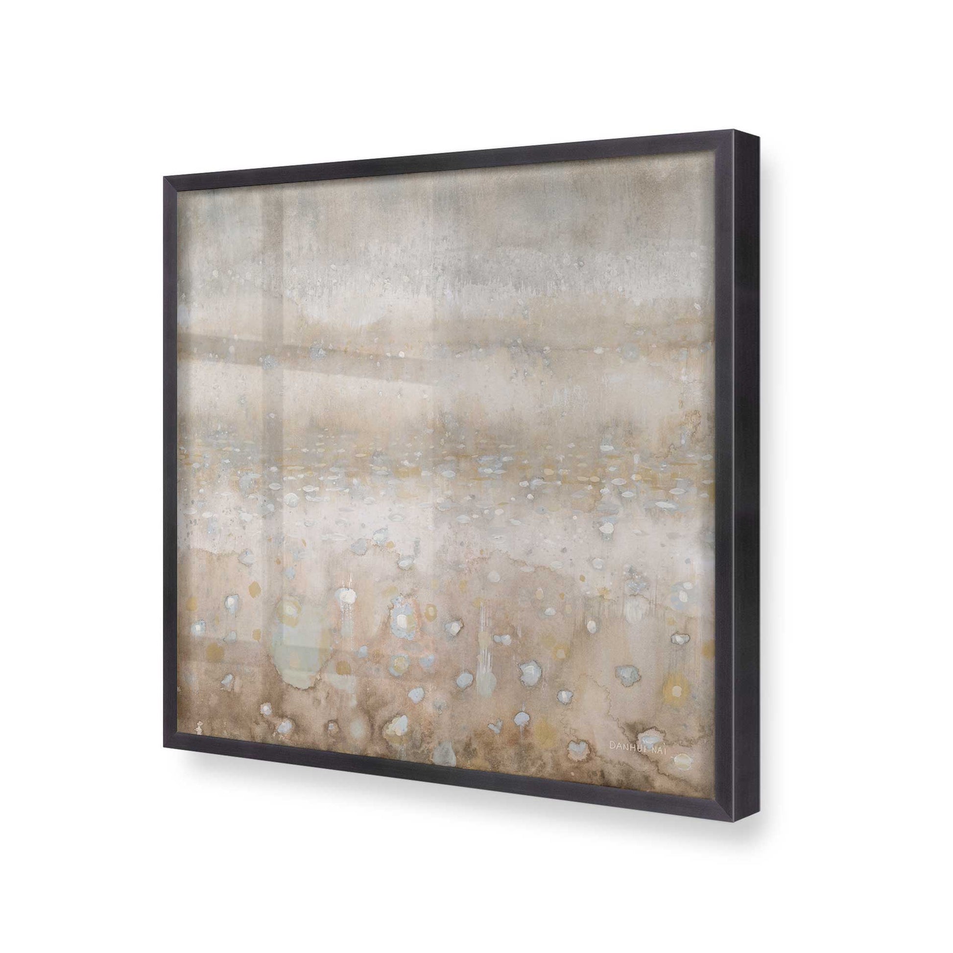 [Color:Weathered Zinc], Picture of art in a Weathered Zinc frame at an angle