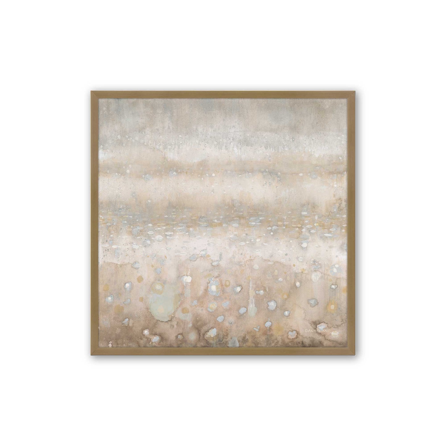 [Color:Brushed Gold], Picture of art in a Brushed Gold frame