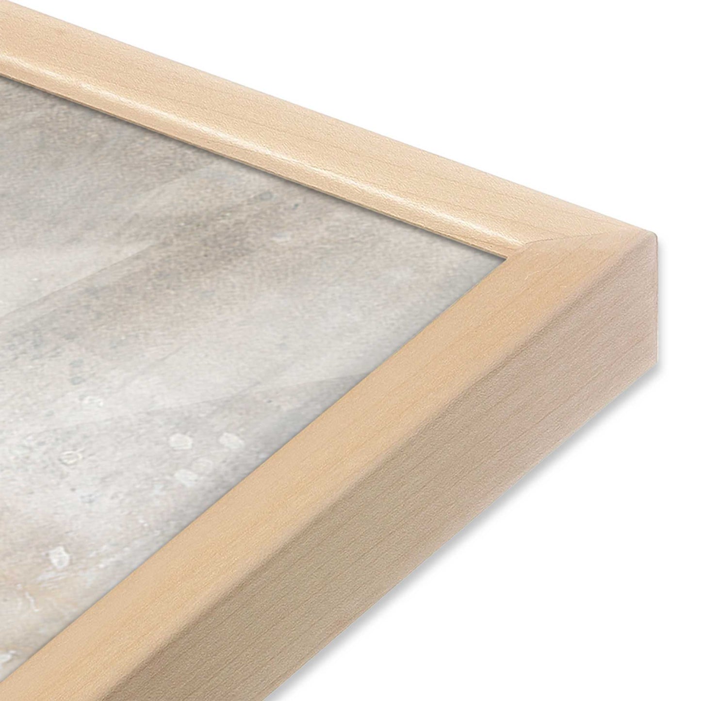 [Color:Raw Maple], Picture of art in a Raw Maple frame of the corner