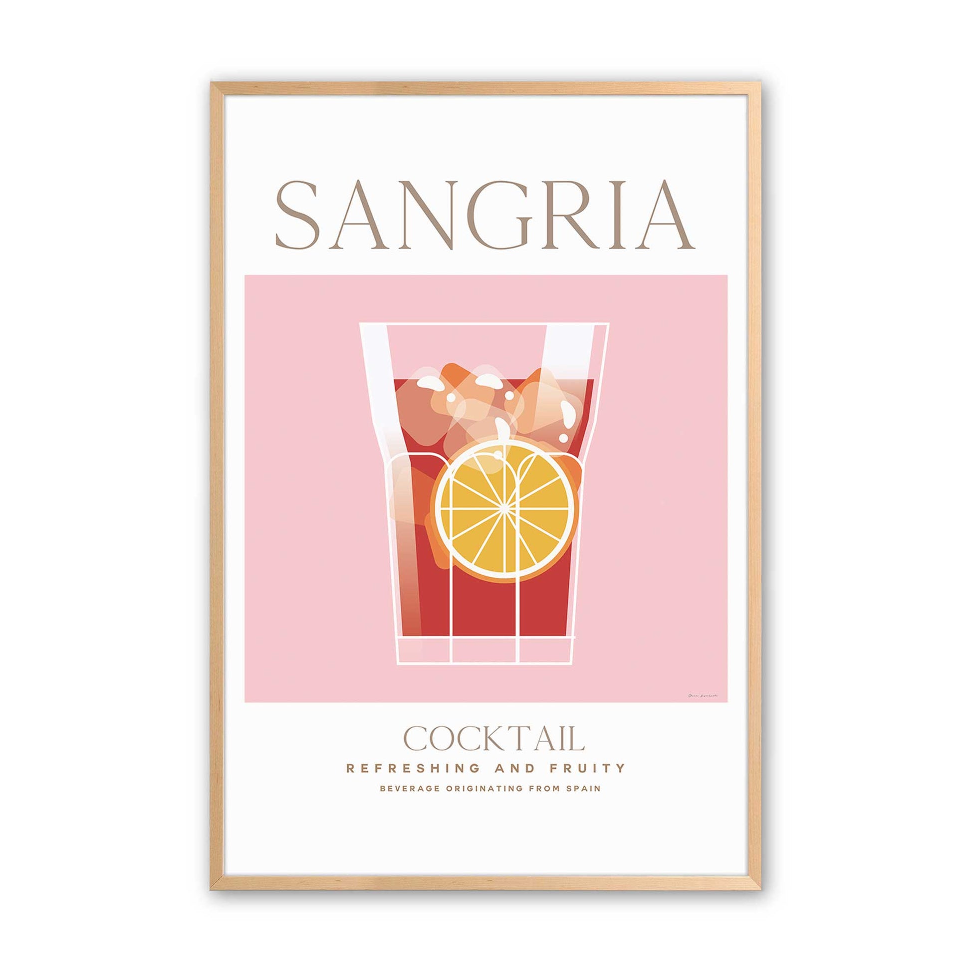 [Color:Raw Maple], Picture of art in a Raw Maple frame