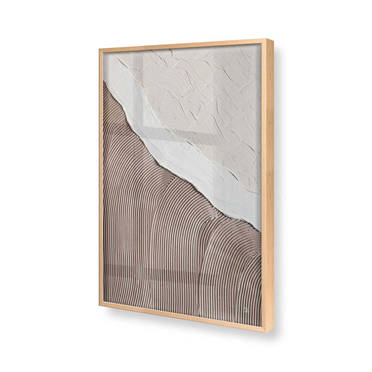 [Color:Raw Maple], Picture of art in a Raw Maple frame of the corner