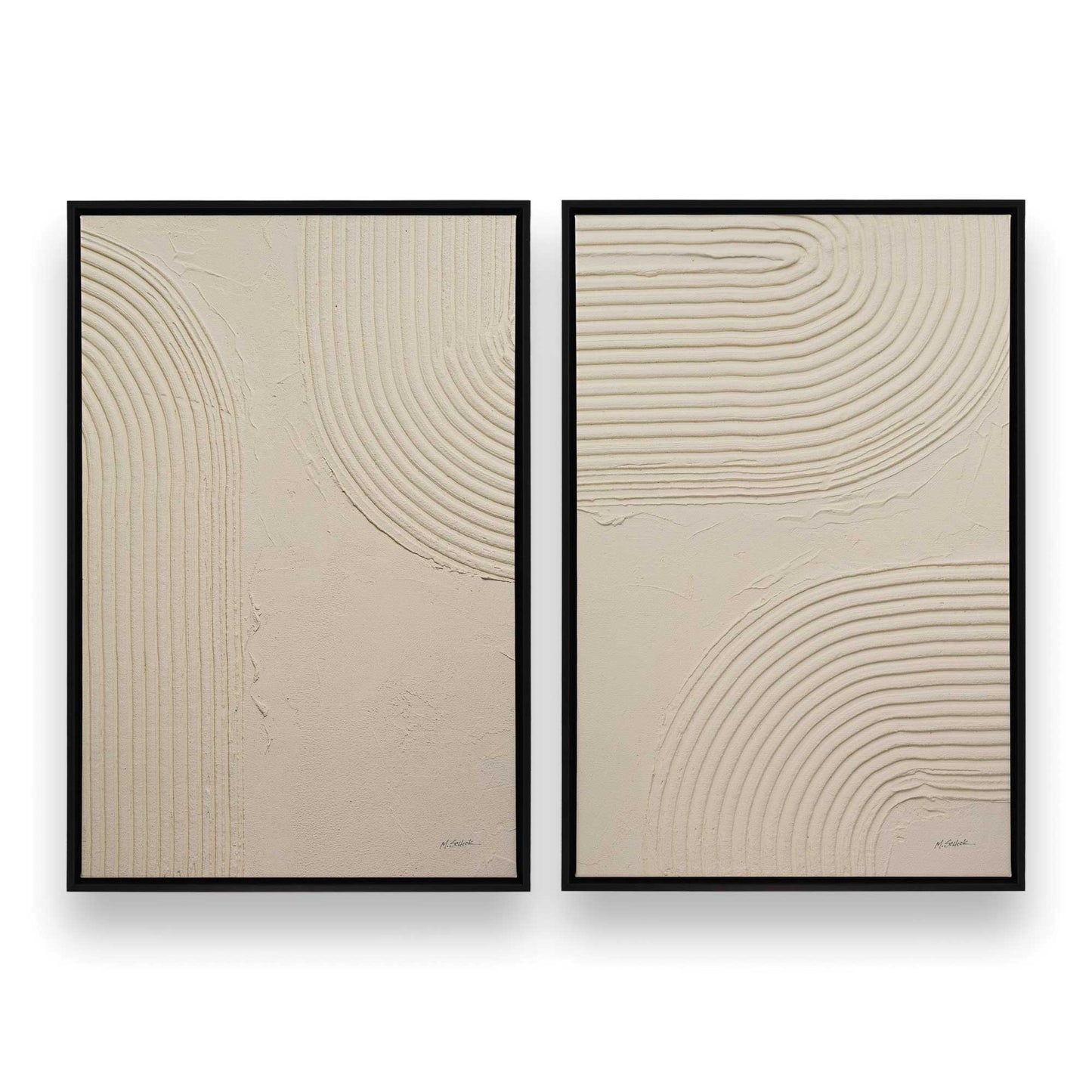 [Color:Satin Black], Picture of art in a Satin Black frame