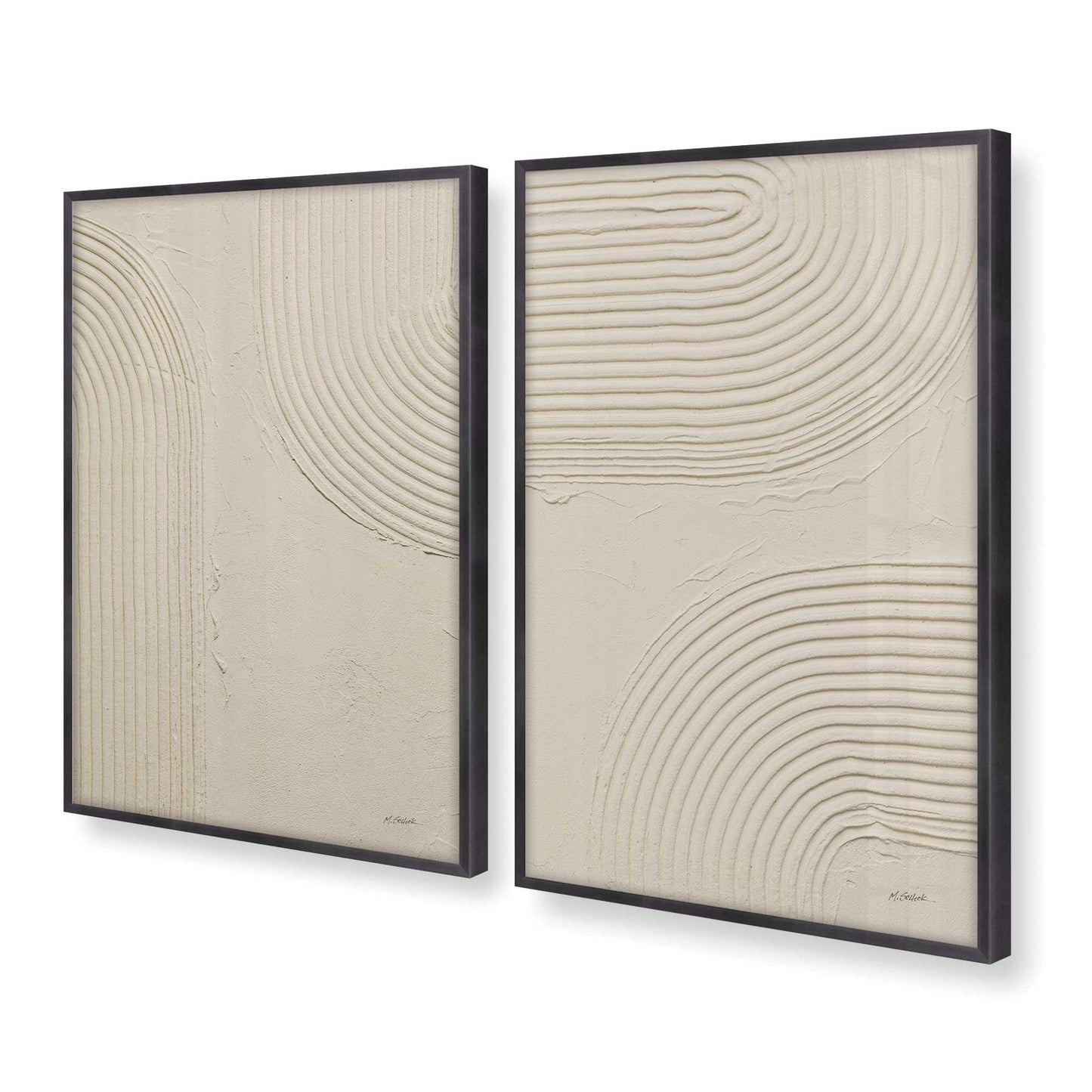 [Color:Weathered Zinc], Picture of art in a Weathered Zinc frame at an angle