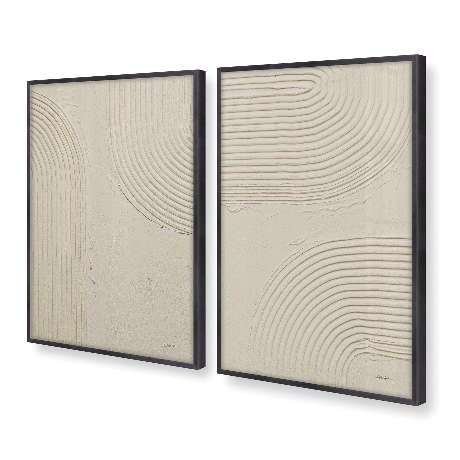 [Color:Weathered Zinc], Picture of art in a Weathered Zinc frame at an angle