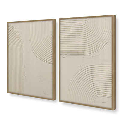 [Color:Brushed Gold], Picture of art in a Brushed Gold frame at an angle