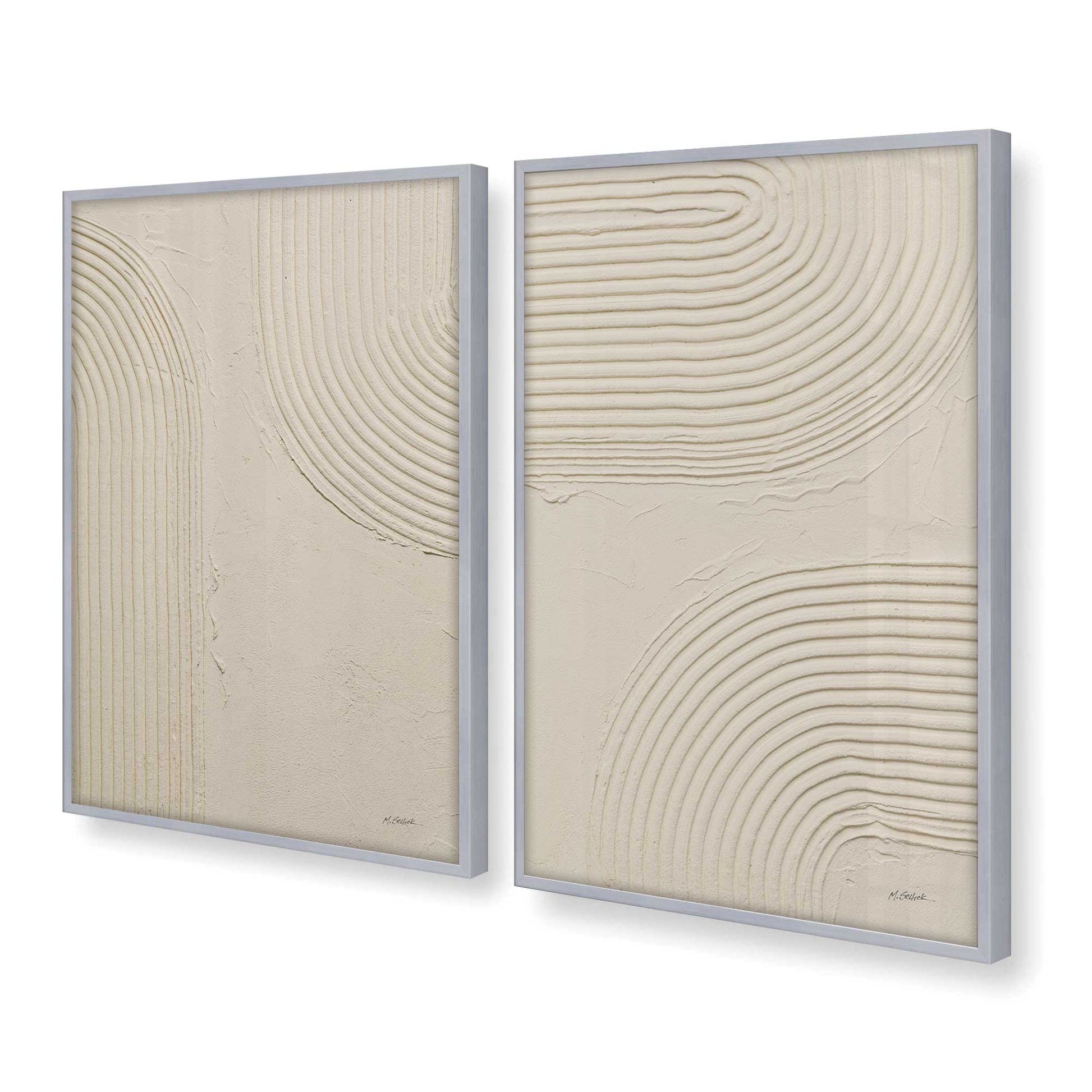 [Color:Polished Chrome], Picture of art in a Polished Chrome frame at an angle