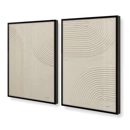 [Color:Satin Black], Picture of art in a Satin Black frame at an angle