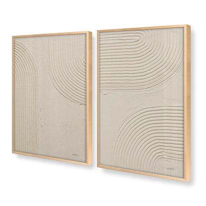 [Color:Raw Maple], Picture of art in a Raw Maple frame at an angle