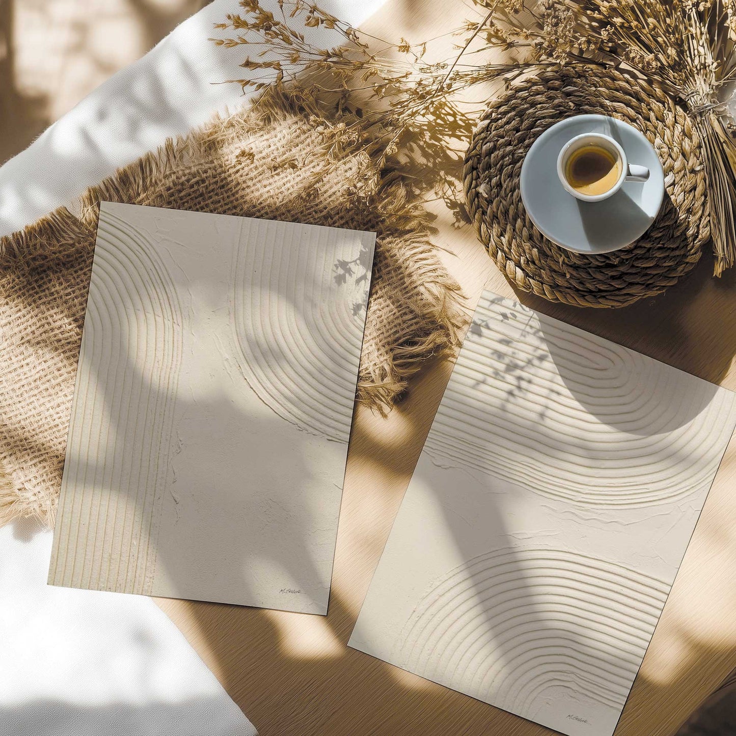 [color:Rolled Print], Picture in a room