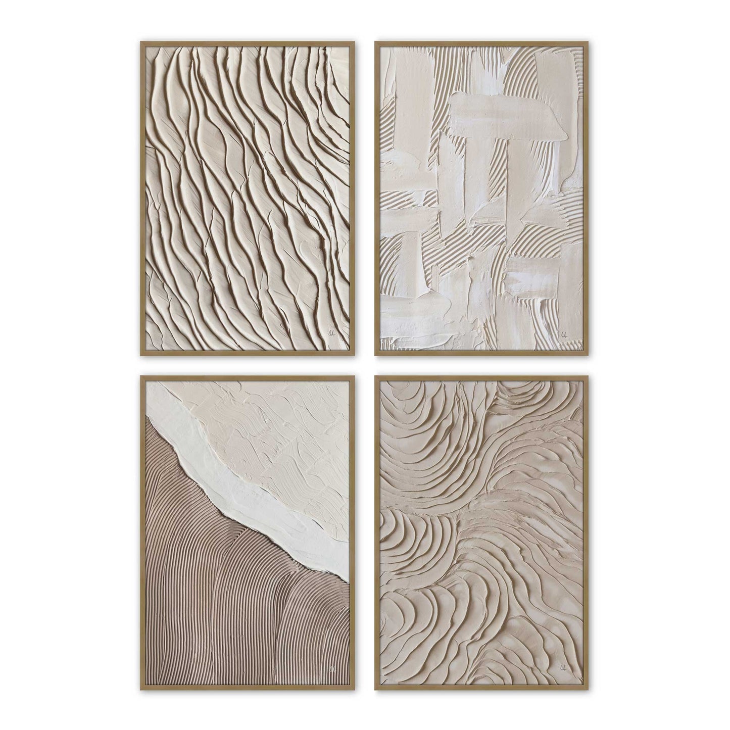 [Color:Brushed Gold], Picture of art in a Brushed Gold frame