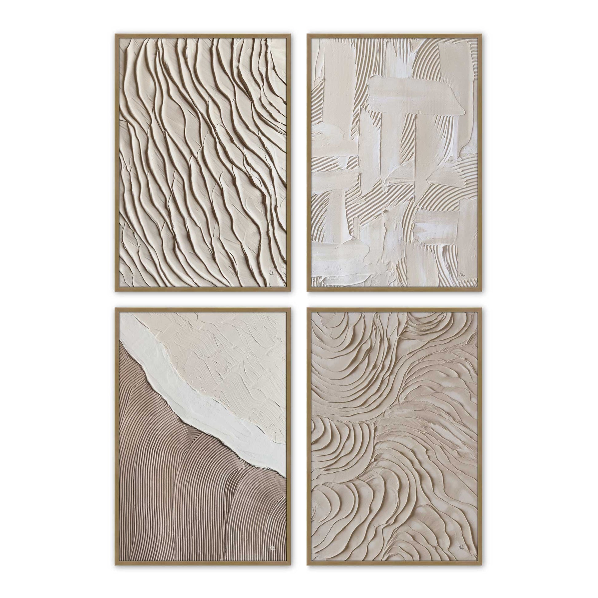 [Color:Brushed Gold], Picture of art in a Brushed Gold frame