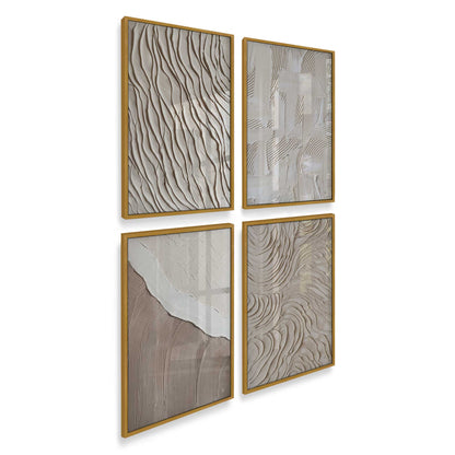 [Color:Polished Gold], Picture of art in a Polished Gold frame of the corner