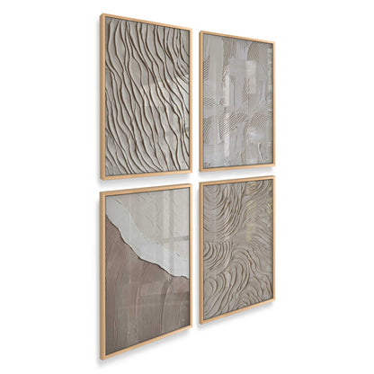 [Color:Raw Maple], Picture of art in a Raw Maple frame at an angle
