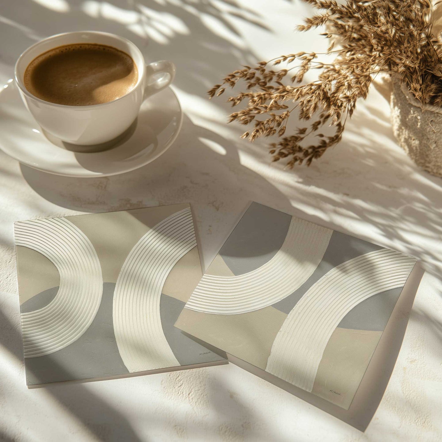 Sandstone Sweep Art Print, Set of 2