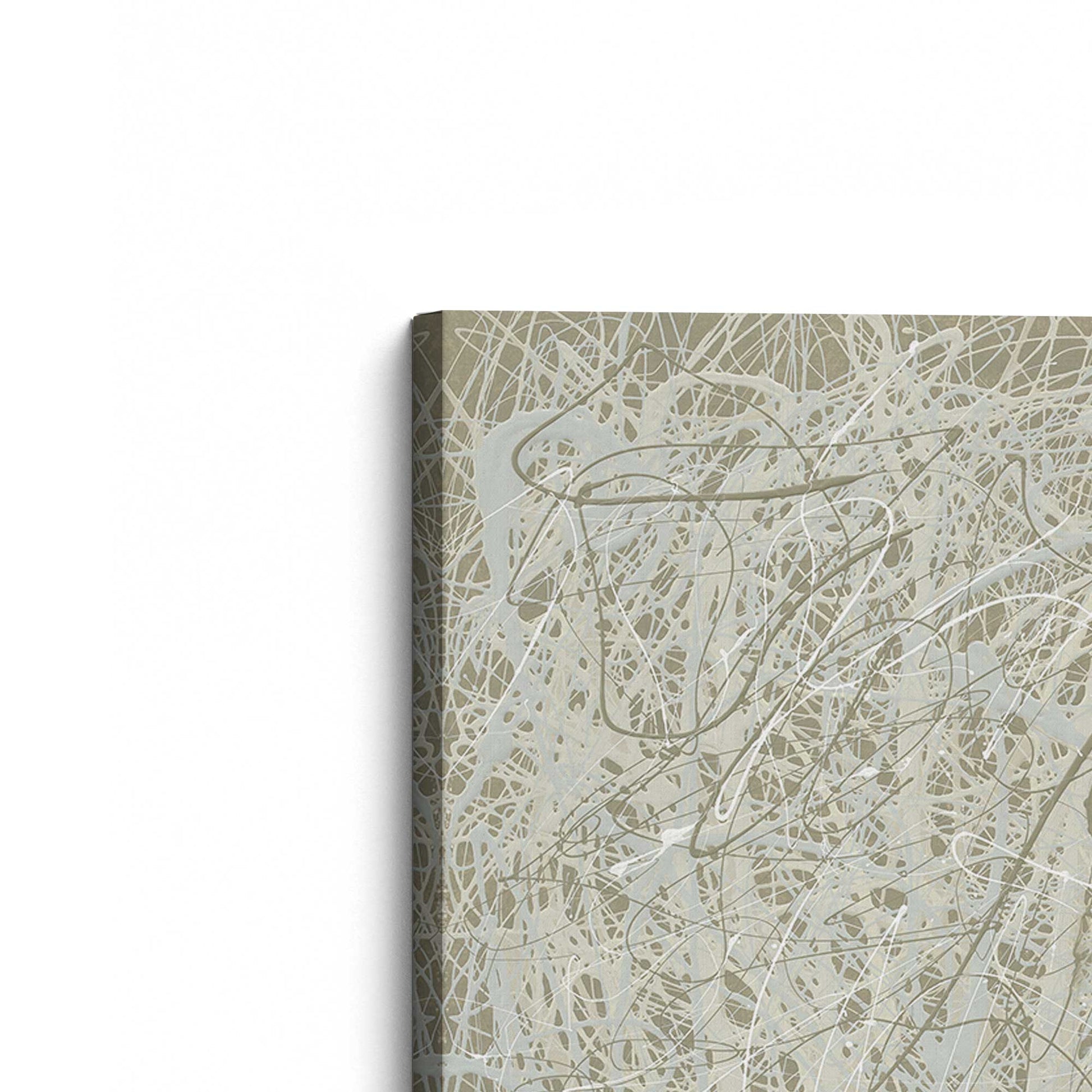[Color:Stretched Canvas], Picture of the corner of the art