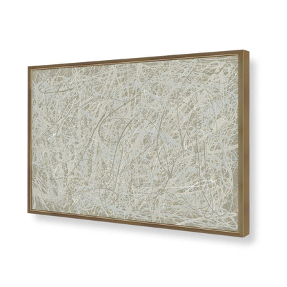 [Color:Brushed Gold], Picture of art in a Brushed Gold frame of the corner
