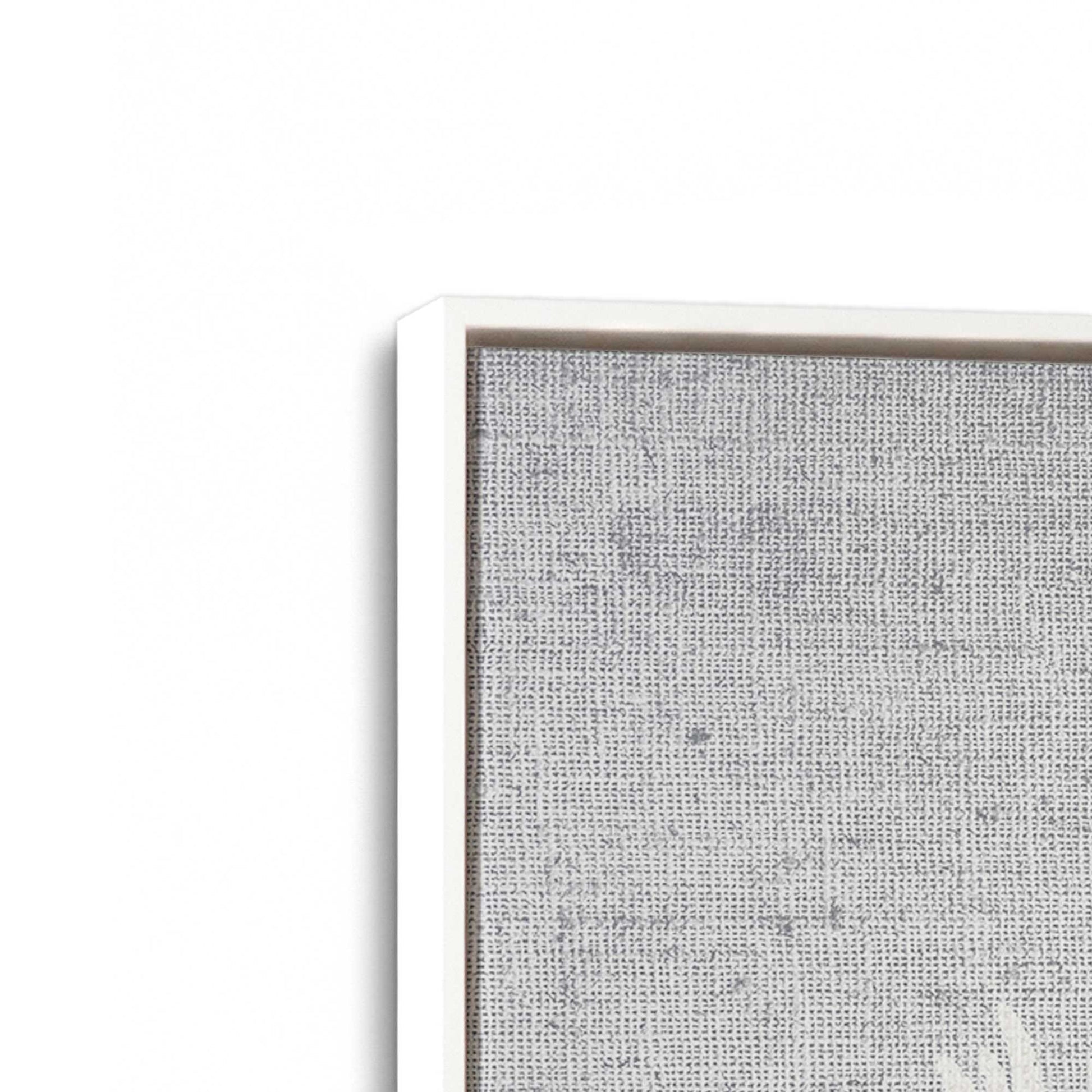 [Color:Opaque White], Picture of art in a White frame at an angle