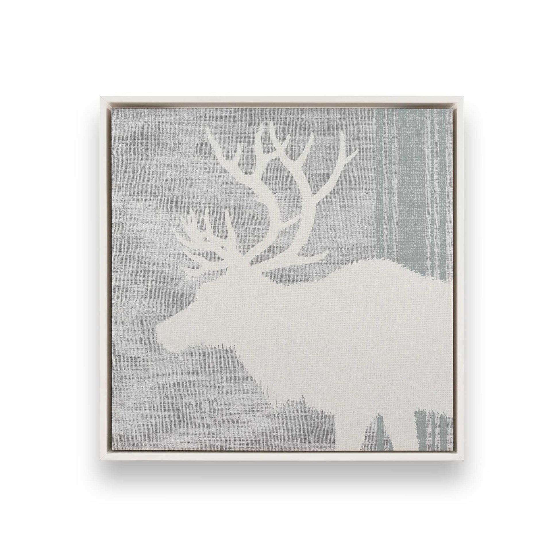 [Color:Opaque White], Picture of art in a White frame