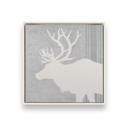 [Color:Opaque White], Picture of art in a White frame