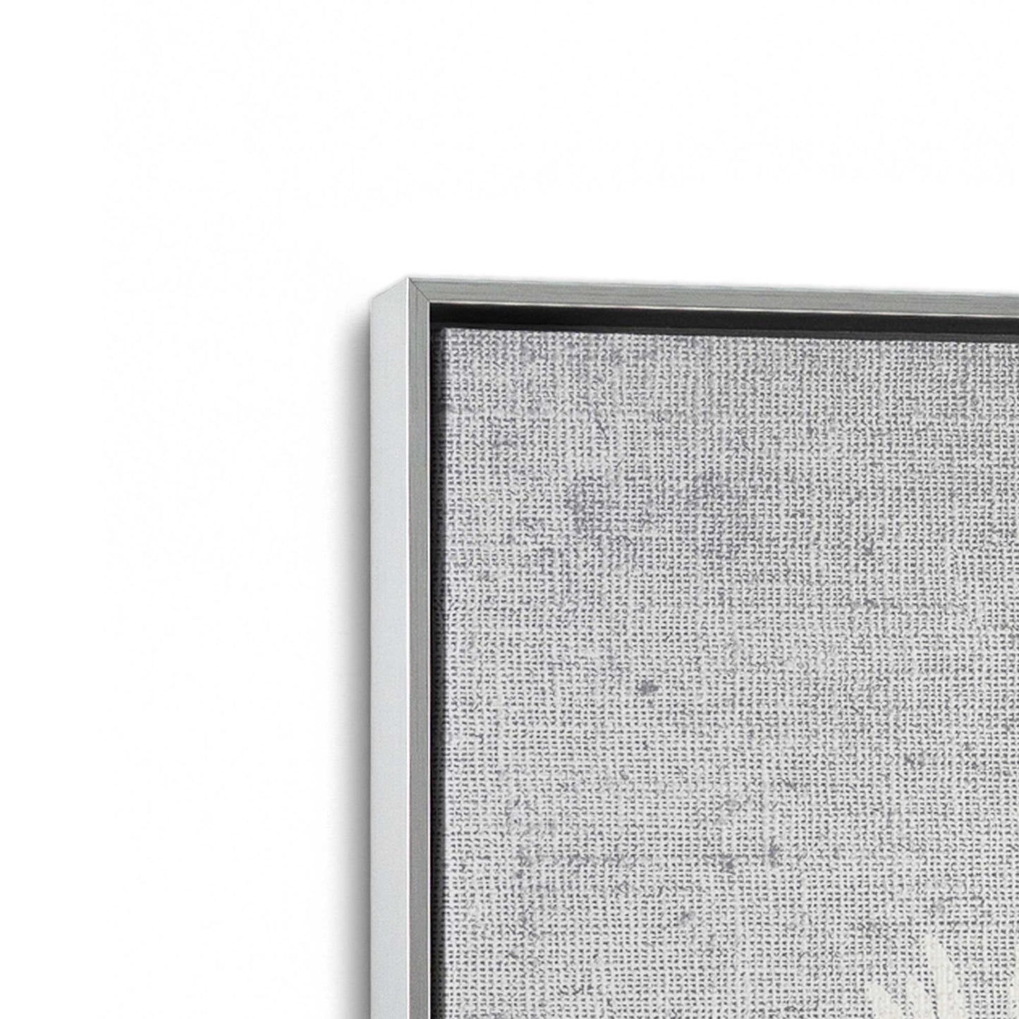 [Color:Polished Chrome], Picture of art in a Polished Chrome frame at an angle