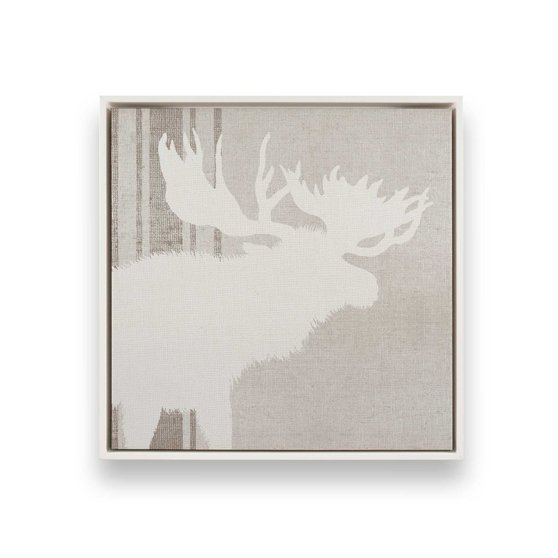 [Color:Opaque White], Picture of art in a White frame
