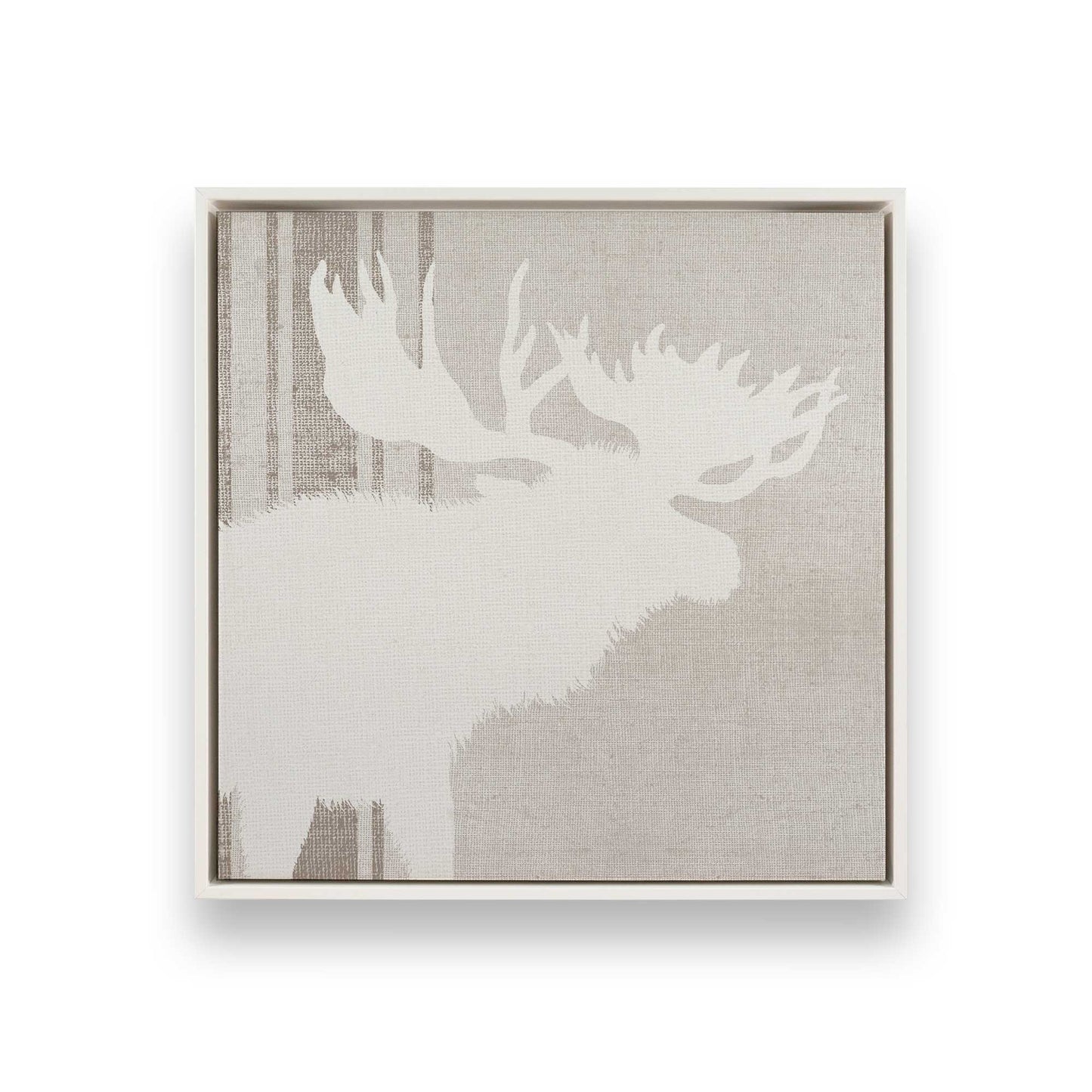 Antlered Silhouettes, Set of 4 Canvas Prints