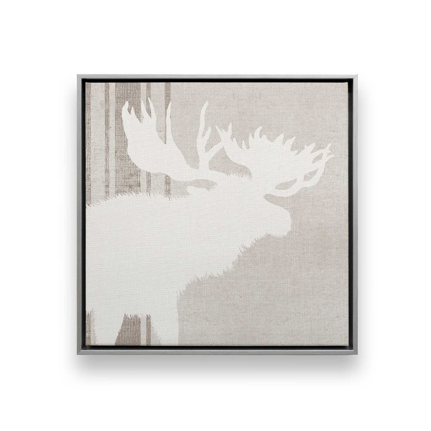 Antlered Silhouettes, Set of 4 Canvas Prints