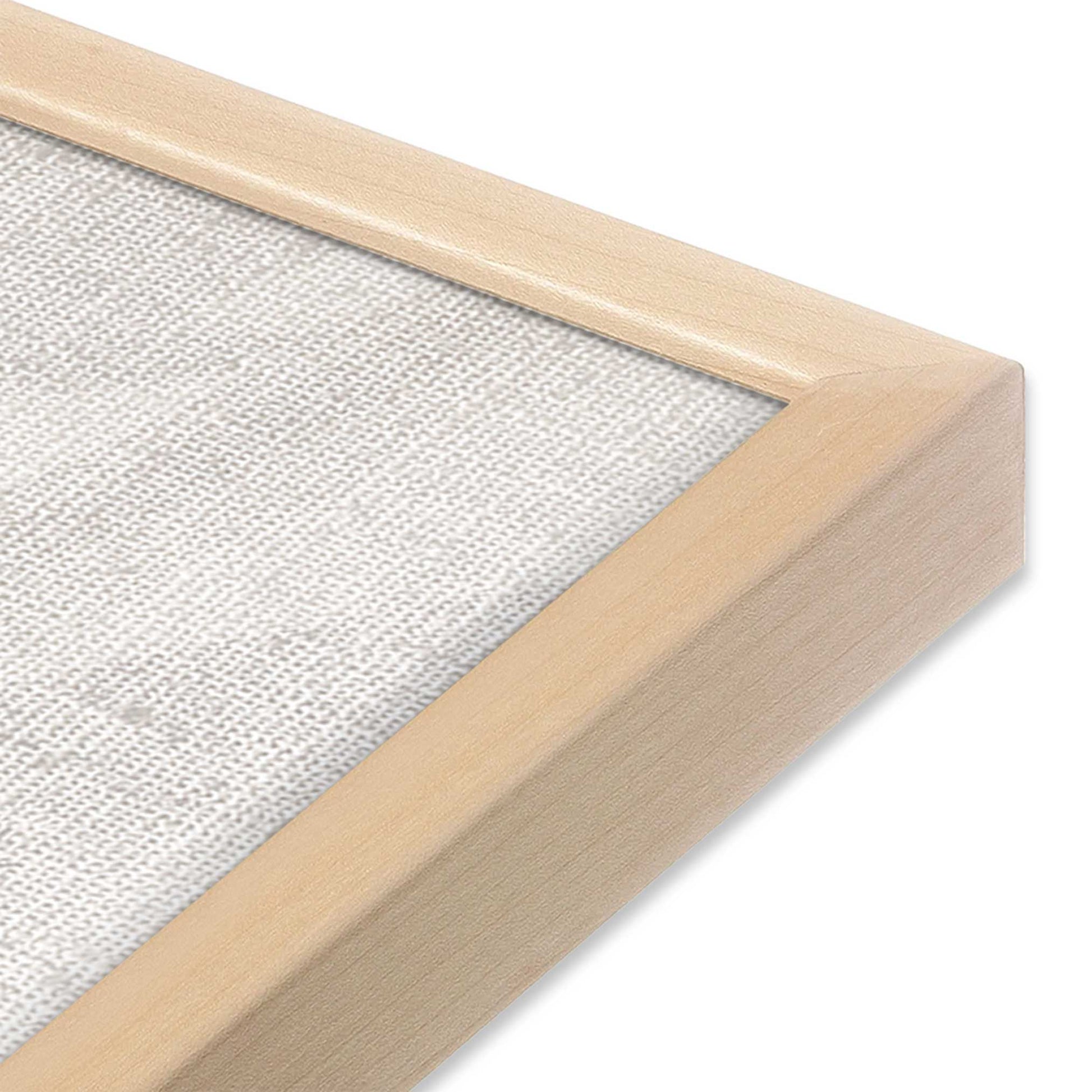[Color:Raw Maple], Picture of art in a Raw Maple frame of the corner