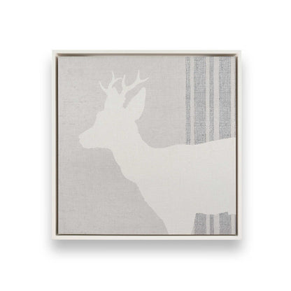 [Color:Opaque White], Picture of art in a White frame