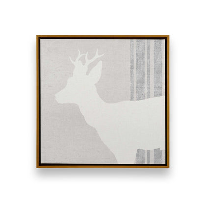 Antlered Silhouettes, Set of 4 Canvas Prints