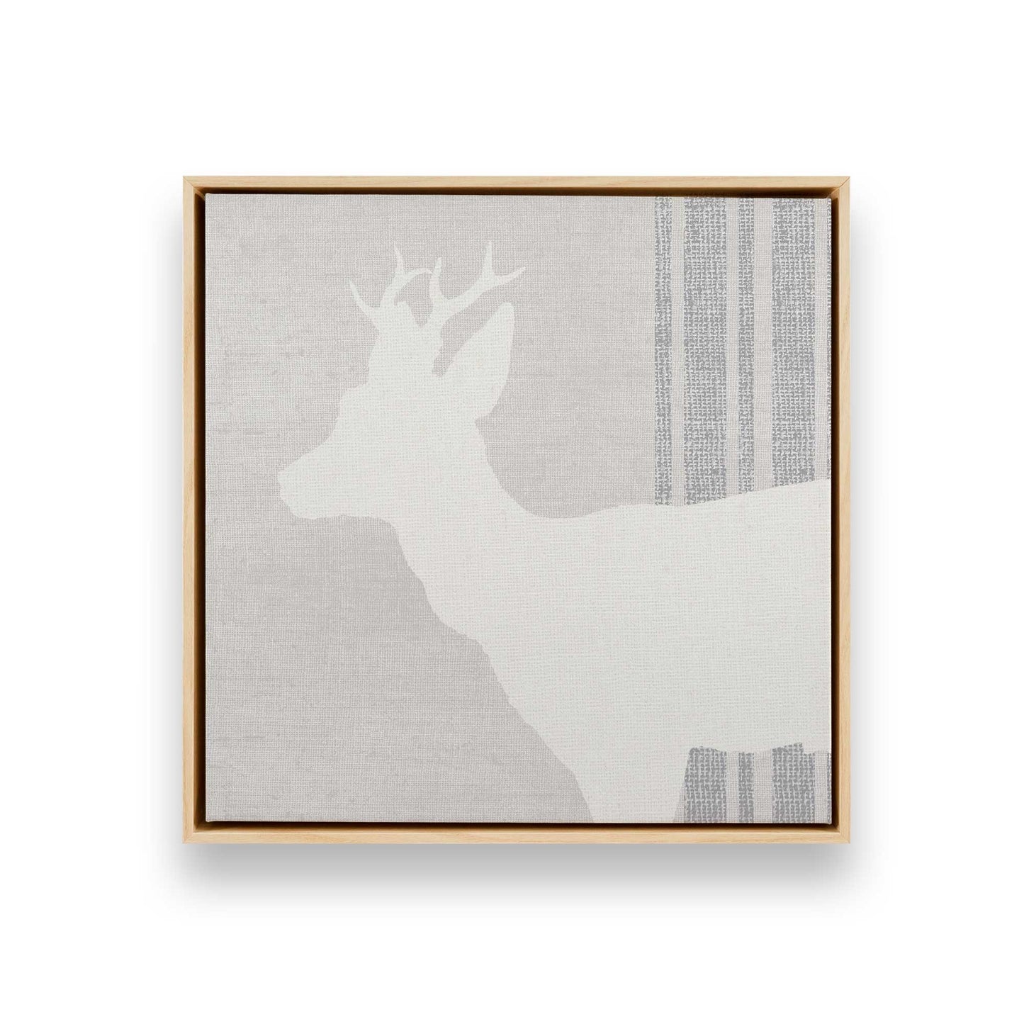 Antlered Silhouettes, Set of 4 Canvas Prints