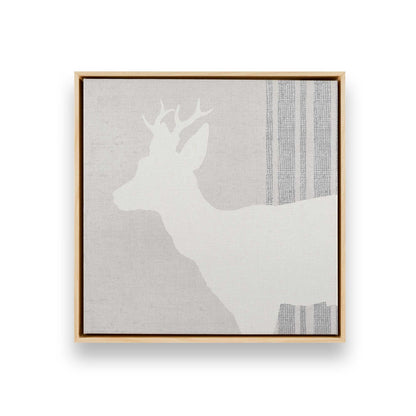 Antlered Silhouettes, Set of 4 Canvas Prints